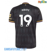 Camisa de time de futebol Aston Villa Ibrahim Mbaye #19 Replicas 2º Equipamento 2026-27 Manga Curta